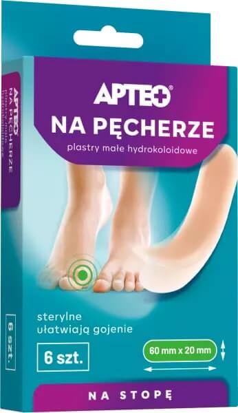 Na Pęcherze Plastry  małe hydrokoloidowe, 6 szt.