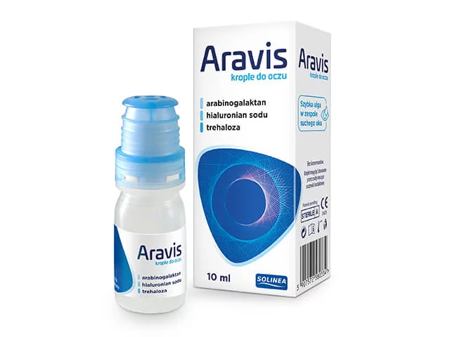 Aravis krople do oczu wskazane w leczeniu zespołu suchego oka, 10 ml