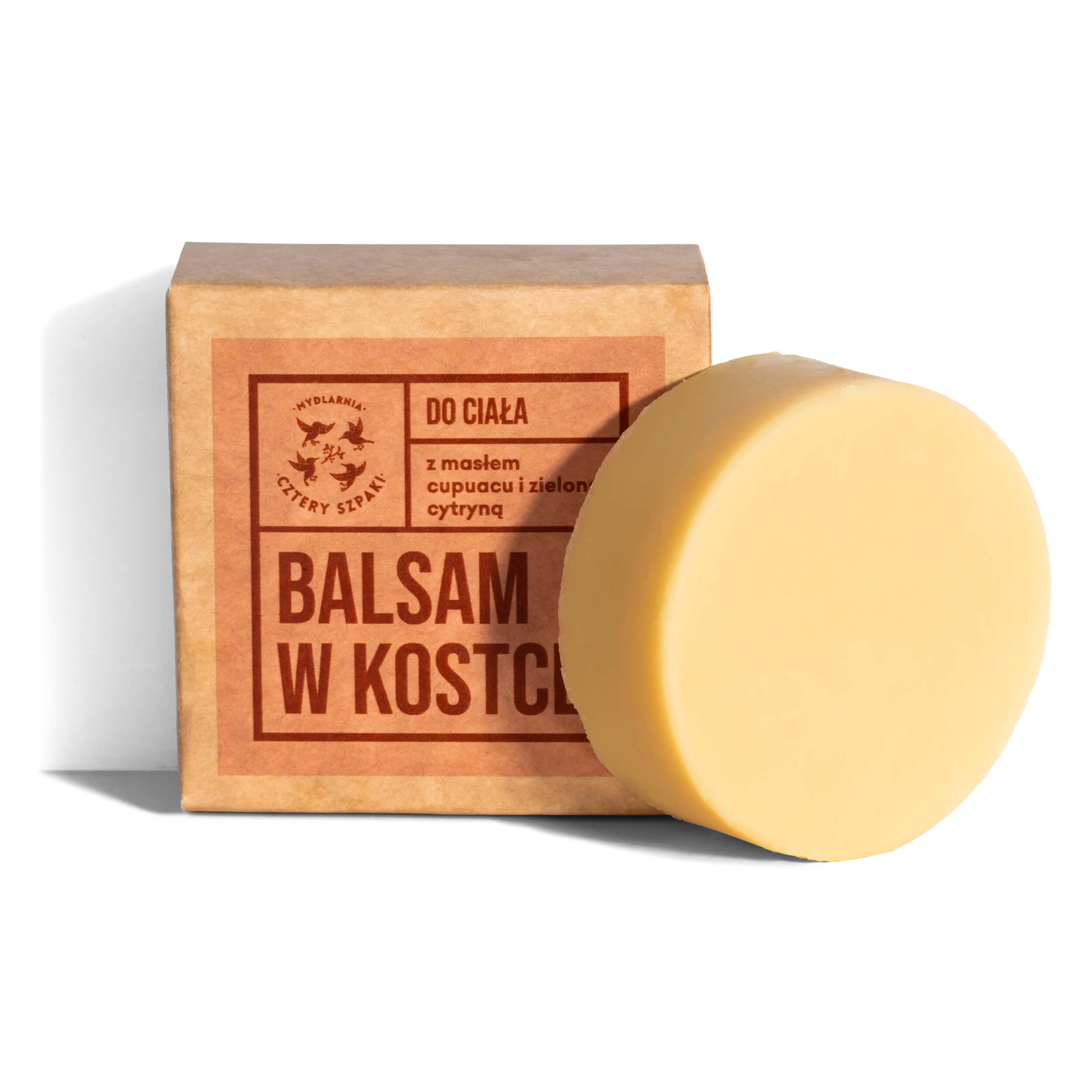 4Szpaki Balsam do ciala w kostce, z masłem cupuacu i zieloną cytryną, 1 szt.