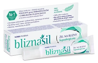 Bliznasil, hypoalergiczny żel na blizny, 15 g