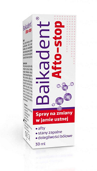 Baikadent Afto-stop, spray do ust, 30 ml