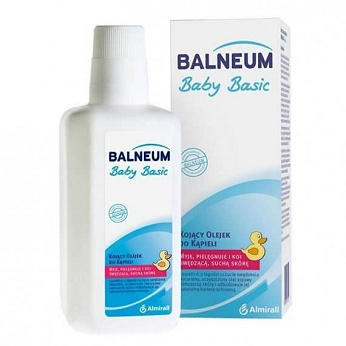 Balneum Baby Basic , olejek kojący do kąpieli dla dzieci, 500 ml