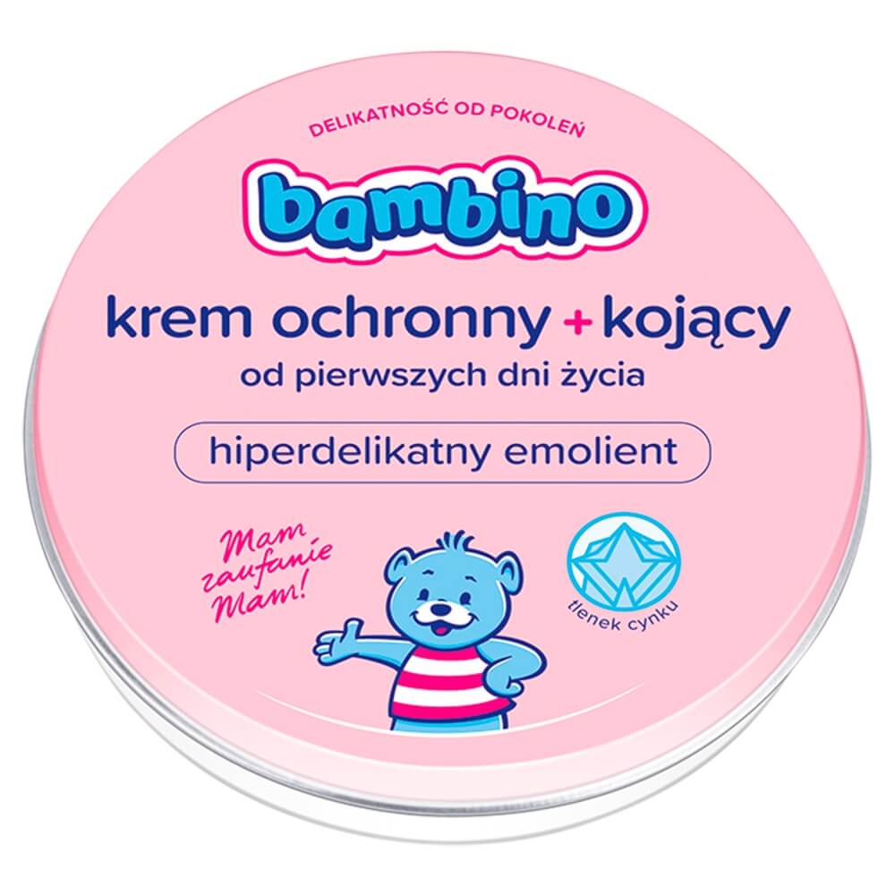 Bambino Krem ochronny + kojący, hiperdelikatny emolient, 75 ml