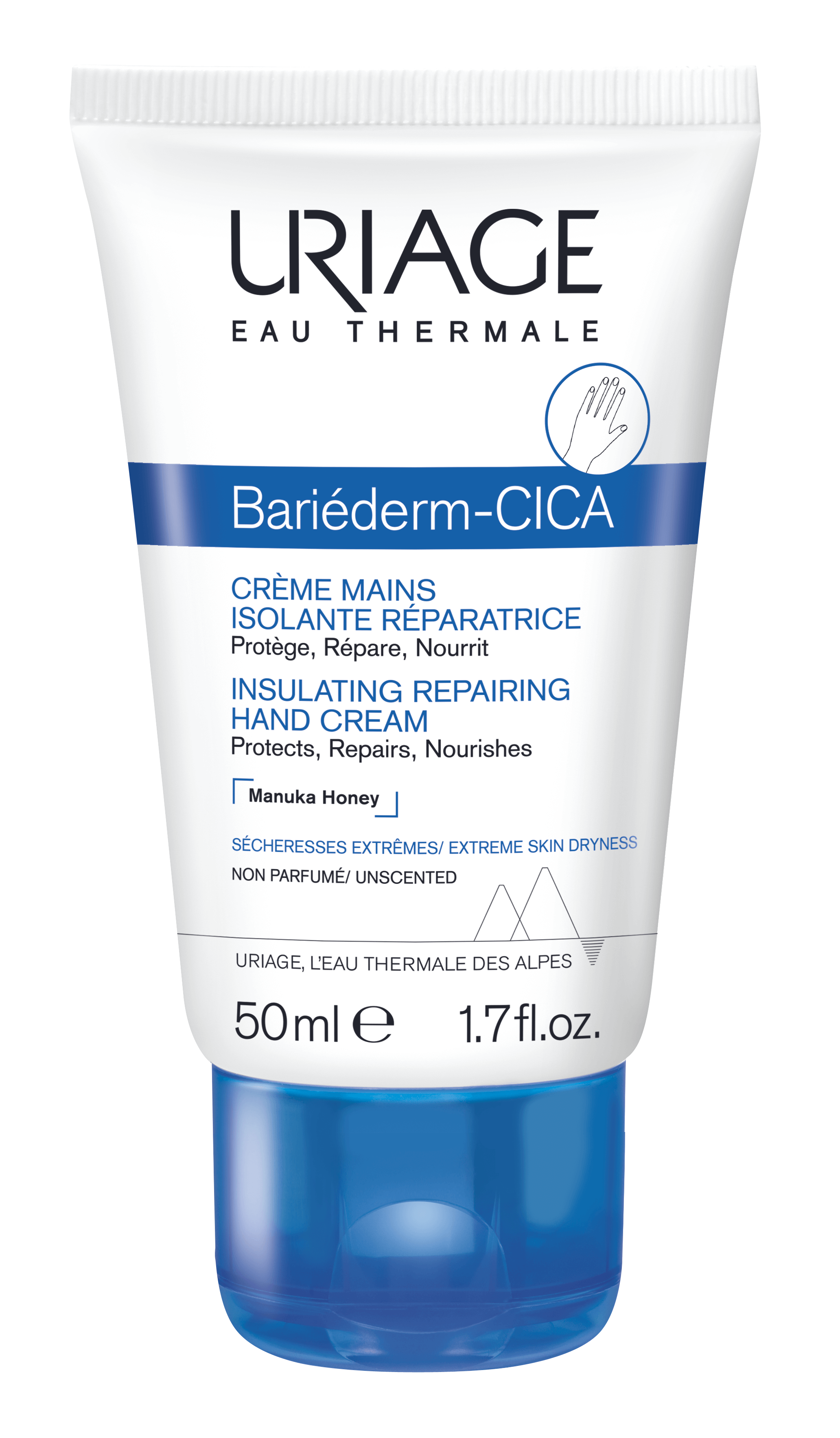 URIAGE Bariederm, krem regenerujący i ochronny do rąk, 50 ml