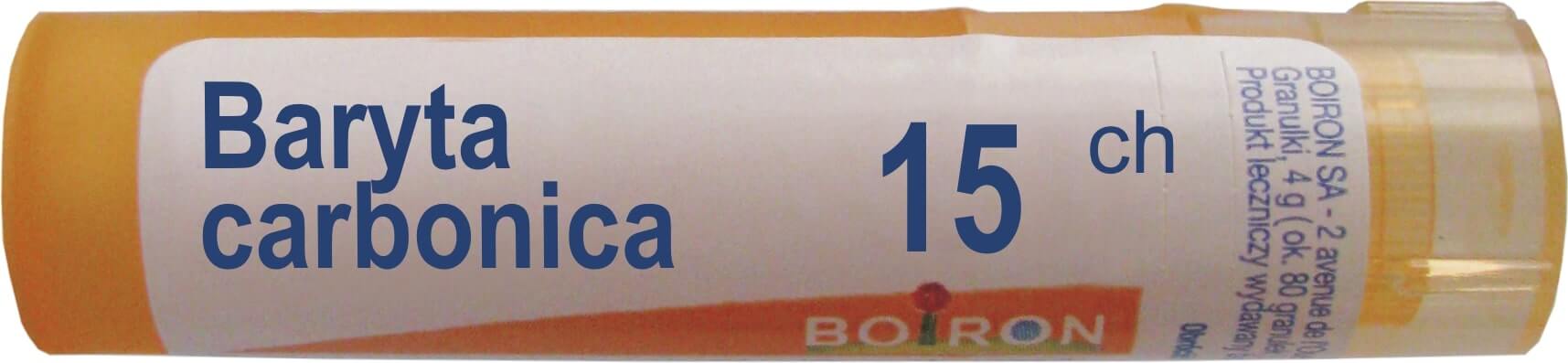 Boiron Baryta Carbonica 15 CH  granulki, 4 g