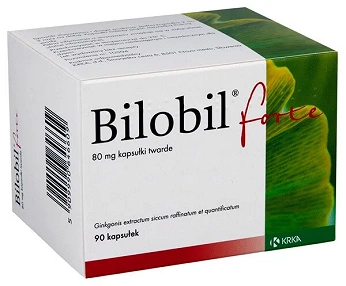 Bilobil Forte, kapsułki dla seniorów wspomagające pamięć, 90 szt.