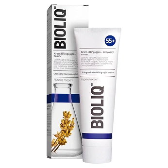 Bioliq 55+, krem liftingująco odżywczy na noc, 50 ml