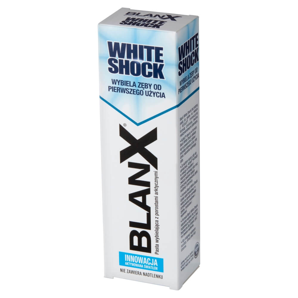 BlanX White Shock, wybielająca pasta do zębów, 75 ml