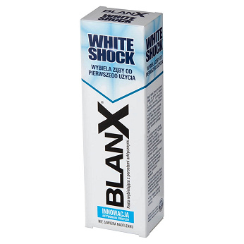 BlanX White Shock, wybielająca pasta do zębów, 75 ml