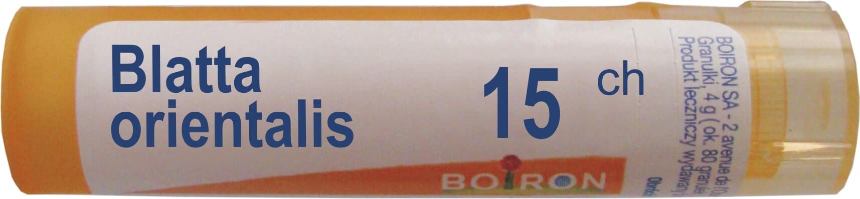 Boiron Blatta Orientalis 15 CH  granulki, 4 g
