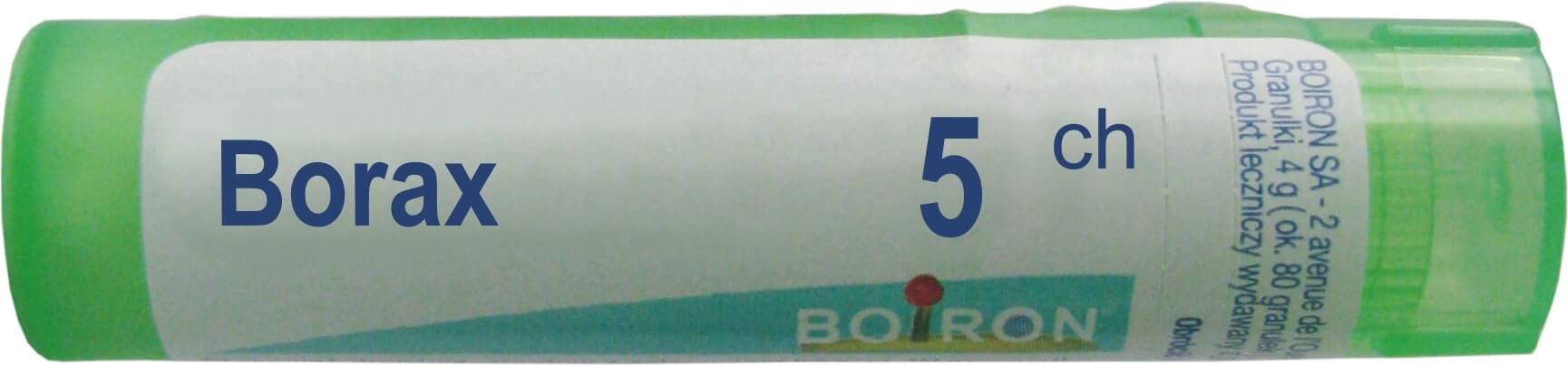 Boiron Borax 5 CH  granulki, 4 g