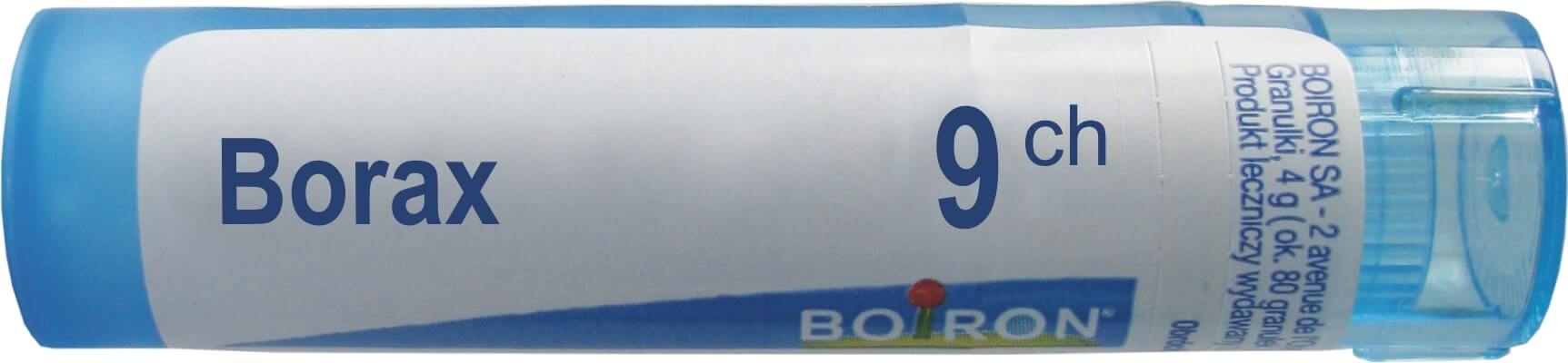 Boiron Borax 9 CH granulki, 4 g