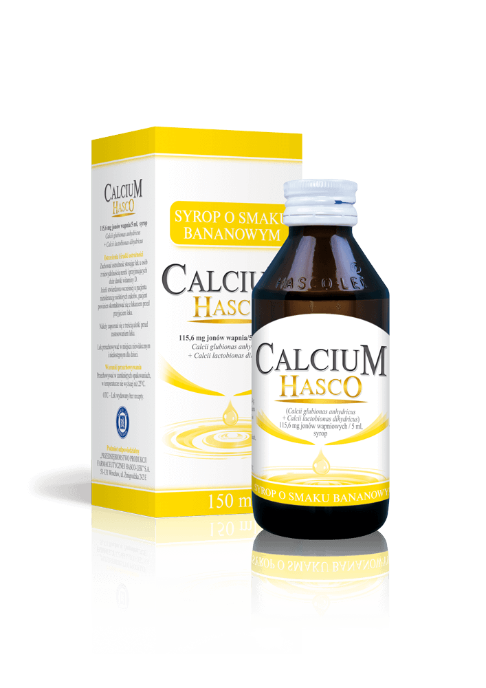 Calcium HASCO syrop na niedobór wapnia, 150 ml