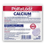 Calcium tabletki musujące o smaku naturalnym, 12 szt.