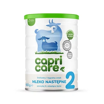 Capricare 2, mleko kozie modyfikowane dla dzieci powyżej 6 miesiąca życia, 400 g