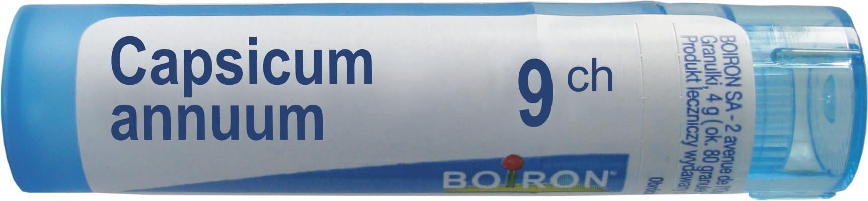 Boiron Capsicum Annuum 9 CH  granulki, 4 g