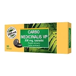 Carbo medicinalis VP  tabletki na niestrawność i wzdęcia, 20 szt., 300 mg