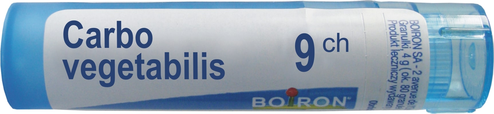 Boiron Carbo Vegetabilis 9 CH  granulki, 4 g