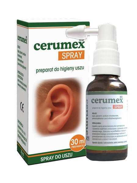 Cerumex MD SPRAY  do higieny uszu, 30 ml