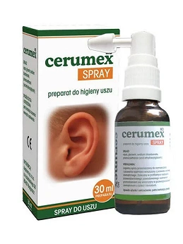 Cerumex MD SPRAY, do higieny uszu, 30 ml