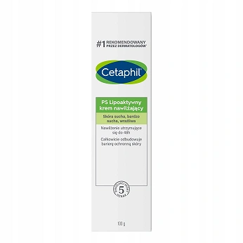 Cetaphil PS, krem lipoaktywny nawilżający do skóry bardzo suchej, 100 g