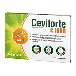 Ceviforte C 1000 kapsułki ze składnikami uzupełniającymi codzienną dietę w witaminę C, 10 szt.