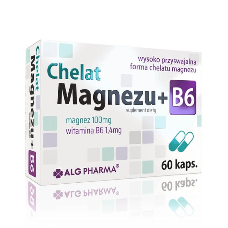 Chelat Magnezu + B6 , kapsułki, 60 szt.