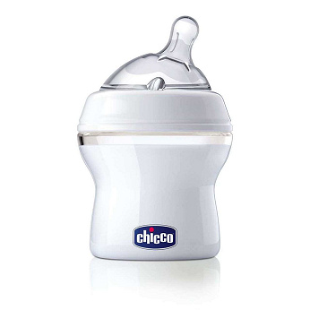 Chicco Butelka NaturalFeeling , naśladująca naturalny sposób ssania dziecka o pojemności 150 ml, 1 szt.