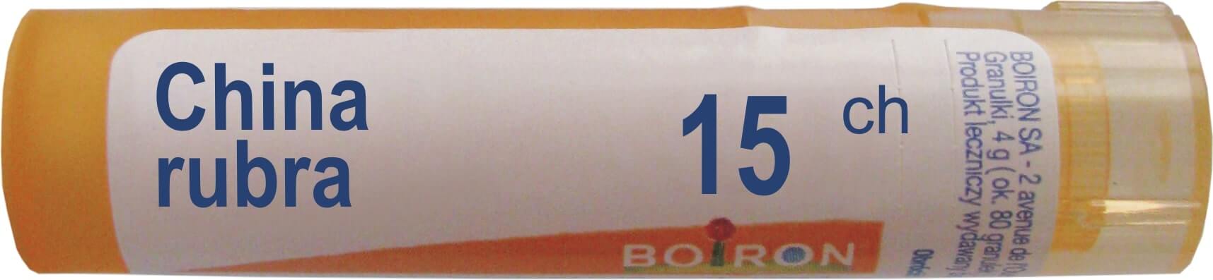 Boiron China Rubra 15 CH  granulki, 4 g