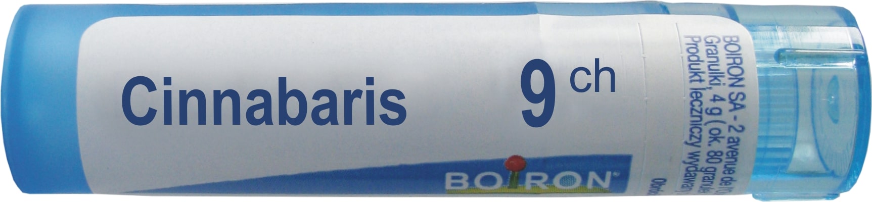 Boiron Cinnabaris 9 CH  granulki, 4 g