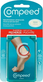 Compeed , plastry na pęcherze rozmiar średni, 5 szt.