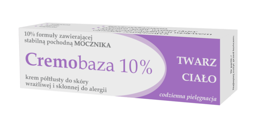 Cremobaza 10%  krem nawilżający do skóry wrażliwej i skłonnej do alergii, 30 g