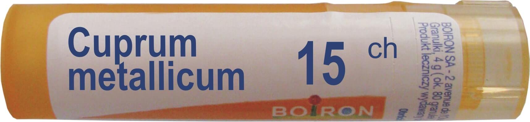 Boiron Cuprum Metallicum 15 CH  granulki, 4 g