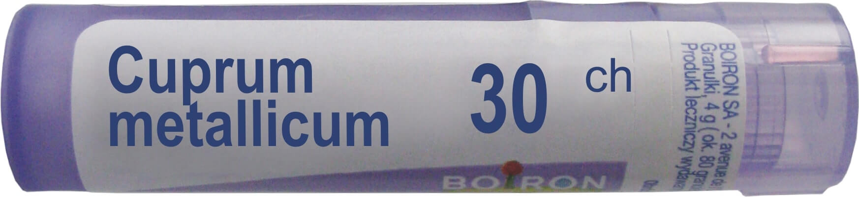 Boiron Cuprum Metallicum 30 CH  granulki, 4 g