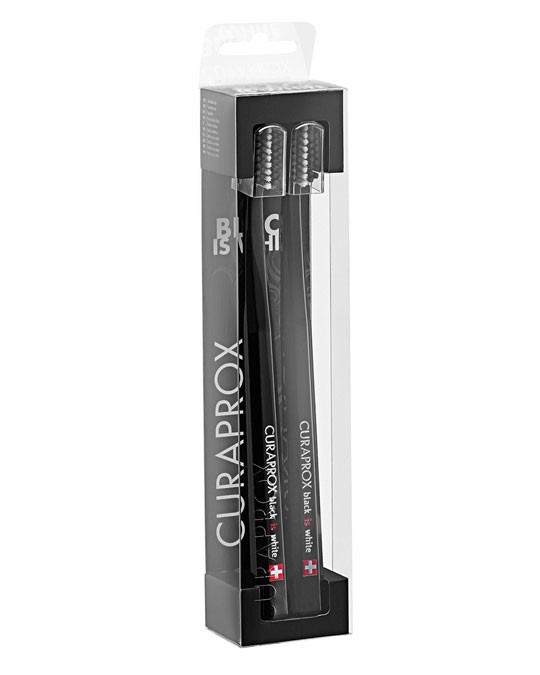 Curaprox CS 5460 Black is White, szczoteczki do zębów o miękkim włosiu, 2 szt.