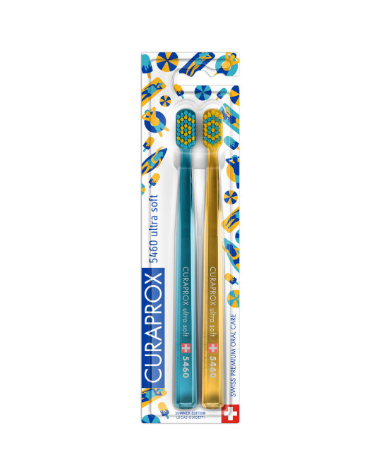 Curaprox CS 5460 Summer Edition, szczoteczki do zębów z miękkim włosiem, 2 szt.