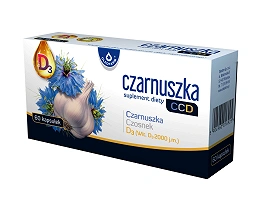 Czarnuszka CCD kapsułki z witaminą D, 60 szt.