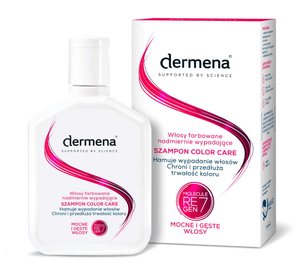 Dermena Color Care, szampon do włosów zniszczonych farbowaniem, 200 ml