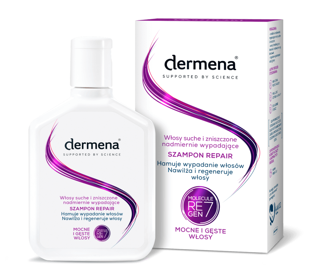 Dermena Repair, szampon do włosów suchych, 200 ml