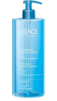 URIAGE , żel do mycia twarzy i ciała, 500 ml