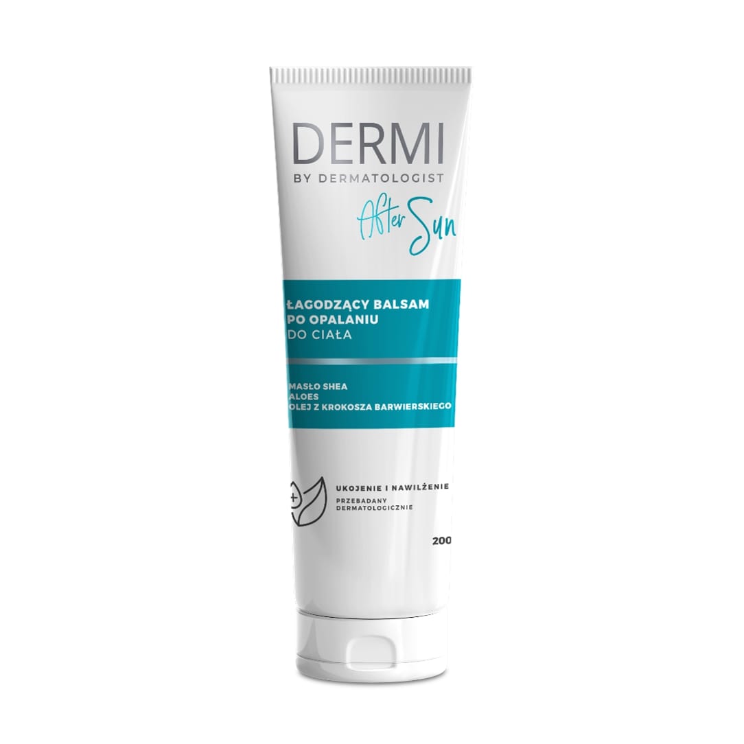 DERMI After Sun balsam łagodzący po opalaniu, 200 ml