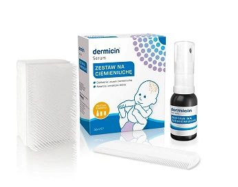 Dermicin Serum, zestaw na ciemieniuchę, 1 szt.