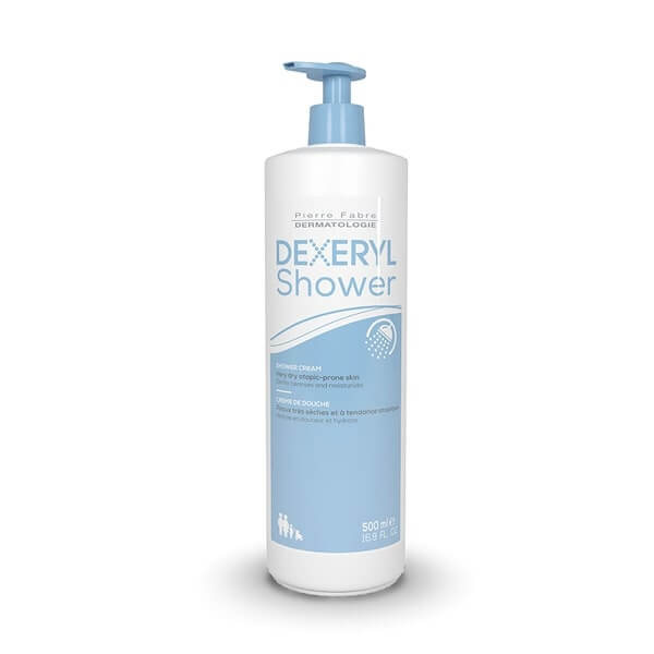 PIERRE FABRE Dexeryl Shower , krem myjący pod prysznic do skóry suchej i skłonnej do atopii, 500 ml
