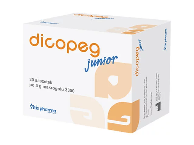 Dicopeg Junior  proszek o działaniu przeczyszczającym, 30 sasz.