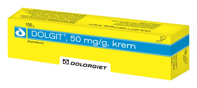 Dolgit  krem przeciwbólowy i przeciwzapalny, 100 g 