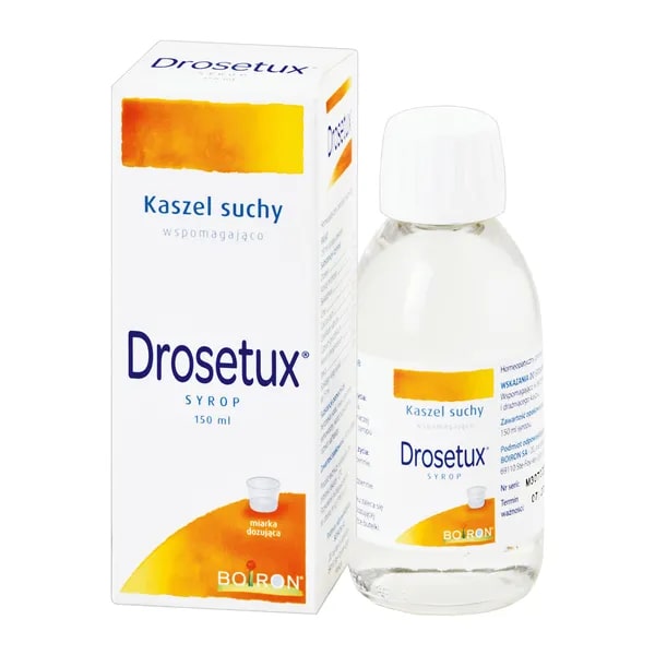 Drosetux, syrop wspomagający w leczeniu suchego kaszlu, 150 ml