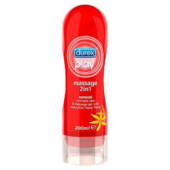 Durex Play Ylang Ylang 2w1, żel do masażu, 200 ml