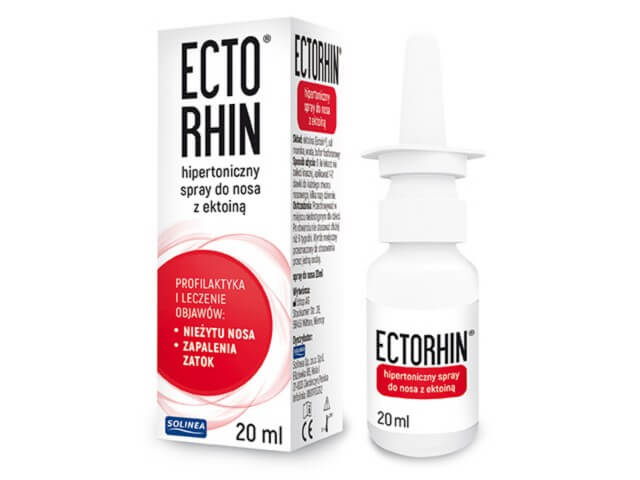 Ectorhin, spray na nieżyt nosa, 20 ml