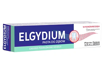 Elgydium, pasta do zębów na podrażnione dziąsła, 75 ml