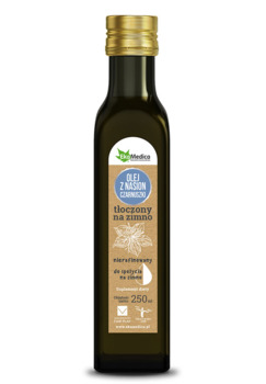 EkaMedica Olej z Nasion Czarnuszki tłoczony na zimno, 250 ml 